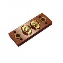 PLACA  EMPALME CABLES 2 BORNES