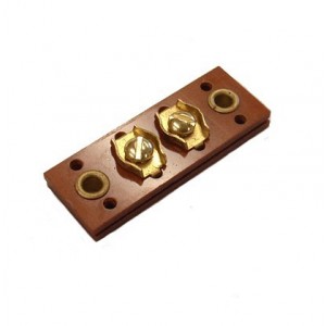 PLACA  EMPALME CABLES 2 BORNES
