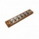 PLACA EMPALME CABLES 6 BORNES