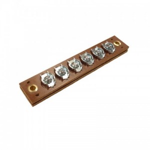 PLACA EMPALME CABLES 6 BORNES